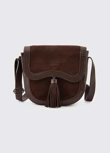 Dubarry: Monart Suede Saddle Bag - Cigar