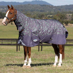 Winter Rugs Lite: ComFiTec Plus Dynamic ll Combo Med/Lite Abstract Floral Print - 100g *Clearance*