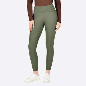 Weatherbeeta: Thermal Riding Tights - Olive Night