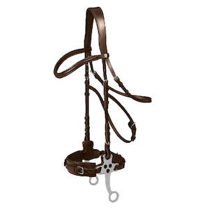 Waldhausen: X-Line Hackamore Bridle - Brown