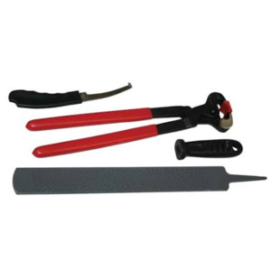 Farrier Equipment: 4 Piece Farrier Kit