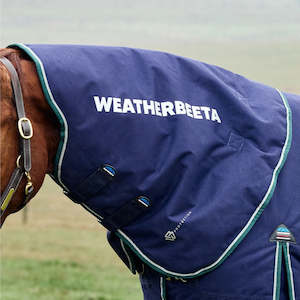 ComFiTec Plus Dynamic Turnout Neck Cover Navy/Forest Green - 100G