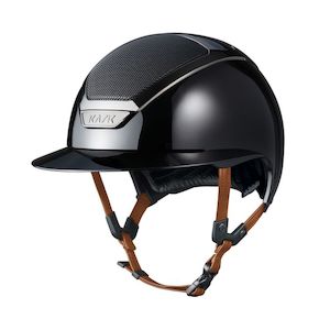 Star Lady Pure Shine - Black w Light Brown Leather Harness