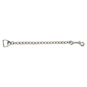 Saddlery And Tack: 18" Nickel Plate Lead Chain