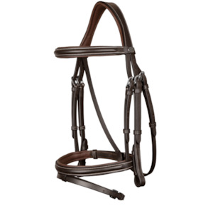 Bridles: Working Flash Noseband Bridle - Brown