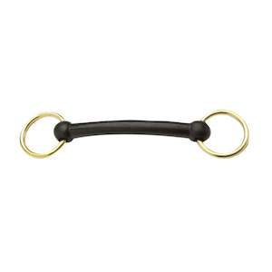 Brass Ring Nylon Snaffle