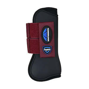 Tough-Tec Prime Open Front Boots - Black/Burgundy