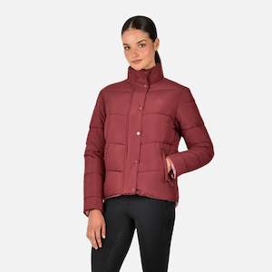All Warm Puffer Jacket - Cabernet