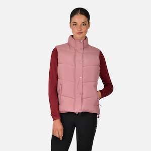 Puffer Body Warmer Vest - Dusty Rose