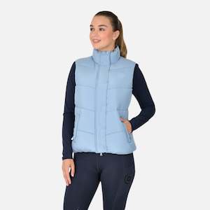 Dublin: Puffer Body Warmer Vest - Blue Fog