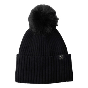 Socks: Nele Knitted Hat - Black