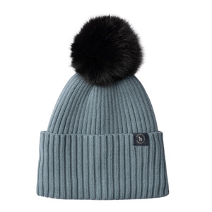 Socks: Nele Knitted Hat - Stormy Blue