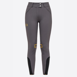Breeches Womens: High Waist Riding Breeches - Grey