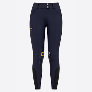 Breeches Womens: High Waist Riding Breeches - Navy
