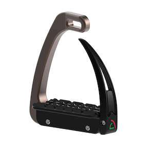 Safety Stirrups: S-Light Stirrups - Mocha Brown