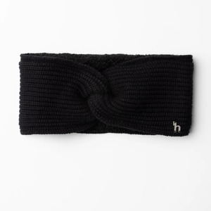 Socks: Kaycee Knitted Headband - Black