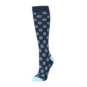 Single Pack Adults Socks - Navy Foulard