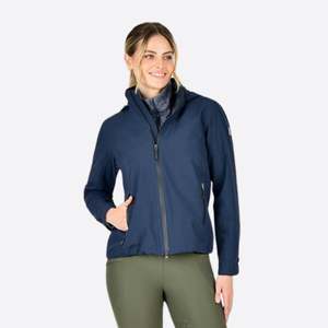Clothing: Seville Short Waterproof Jacket - Navy Iris