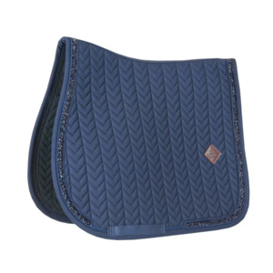 Jump Saddle Pad Glitter Stone - Navy
