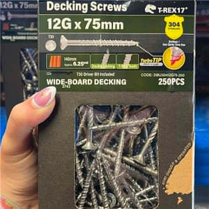 ECKO WIDE-BOARD DECKING SCREW 304 S/S BUGLE HEAD