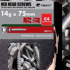 ECKO HEX HEAD NEO WASHER SELF DRILLING POINT GALV SCREW