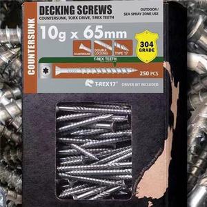 ECKO DECKING SCREWS 304 STAINLESS STEEL