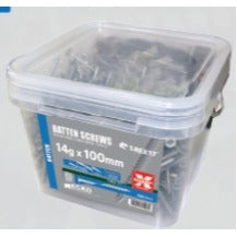 Screws: ECKO BUGLE BATTEN SCREW TUB 14g / 100mm / 500 Pack