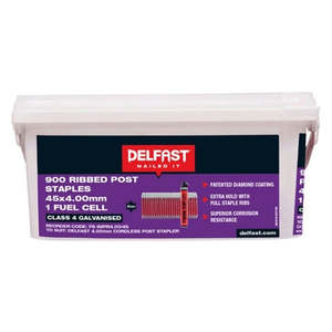 DELFAST GALV RIBBED POST STAPLES & FUEL