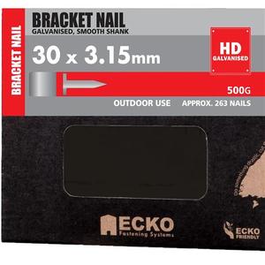 Nails: ECKO BRACKET NAIL GALV LOOSE