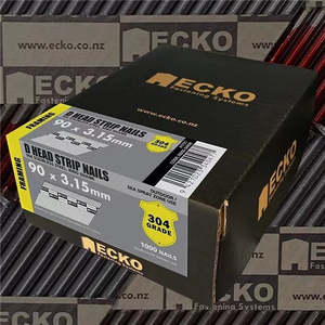 ECKO FRAMING NAILS D HEAD S/STEEL