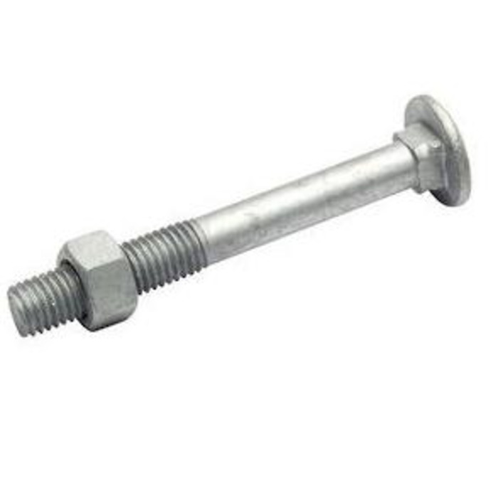 Coach Bolt Nut: COACH BOLT & NUT GALV CL4.8