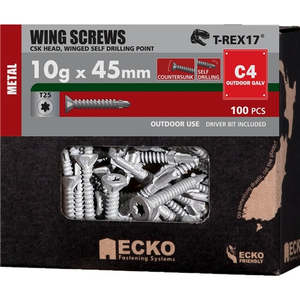 ECKO WINGED CSK HEAD DEEP DRILLING SCREW
