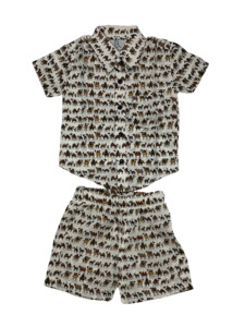 Products: Kids' Camel Print Co-ord Set – Stylish & Comfortable Outfit