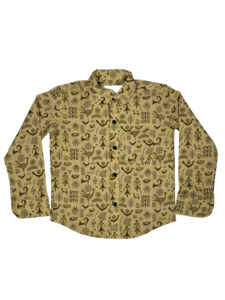 Tribal Art Print Boys' Shirt – Ethnic & Stylish