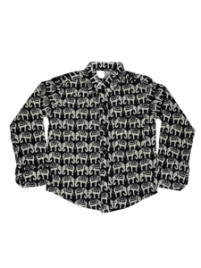 Elephant Print Boys' Shirt – Stylish & Comfortable