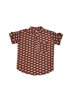 Products: Boys' Maroon Elephant Print