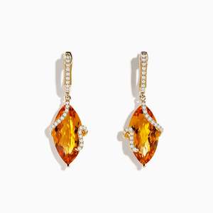 Lydia - Citrine Earrings