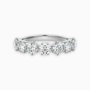 7 Stone Diamond Anniversary Ring