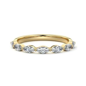 Lab Grown Diamonds Nz: Marquise Wedding Band Rings