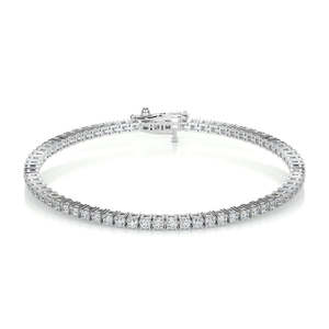 Natural Diamond Tennis Bracelet