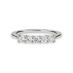 Five Stone Anniversary Diamond Ring
