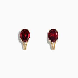 Isis - Garnet Earrings