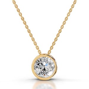 Solitaire Bezel Pendant