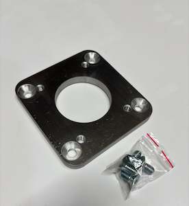 Engine Accessories: RB25DET front facing plenum to OEM throttle body adaptor (to replace 90/100mm t/b)