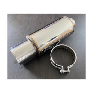 Fabrication And Exhaust: Adrenalin-R 003 Stainless rear muffler - 76mm