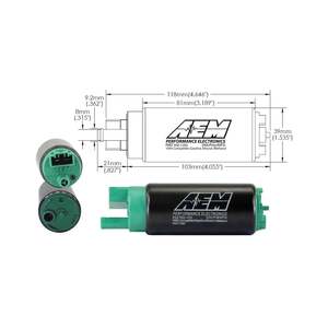 AEM 340 lph in-tank fuel pump (ethanol compatible)