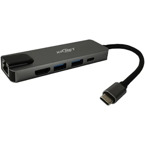 5 IN 1 USB Type C to 4K HDTV LAN USB 3.0 USB PD Hub Adapter rapid tech solutions