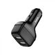 HOCO CAR CHARGER “Z36 LEADER” DUAL PORT SET WITH CABLE BLACK rapid tech solutions