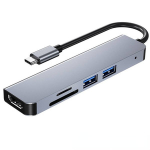 Products: 5 In 1 Network Docking Station Type-C Hub With 4K HDMI SD/TF Card Reader USB 3.0 rapid tech solutions