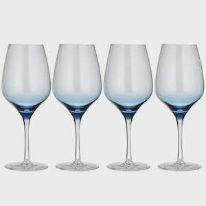 HOMEWARE: PRISM BLUE WINE GLASSES